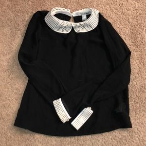 FOREVER 21 Embellished Blouse